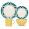 Manhattan Comfort Actual 32 Piece Dinner Set, Service for 8 in Yellow and Blue 2-AM19-1922 - alternate 8